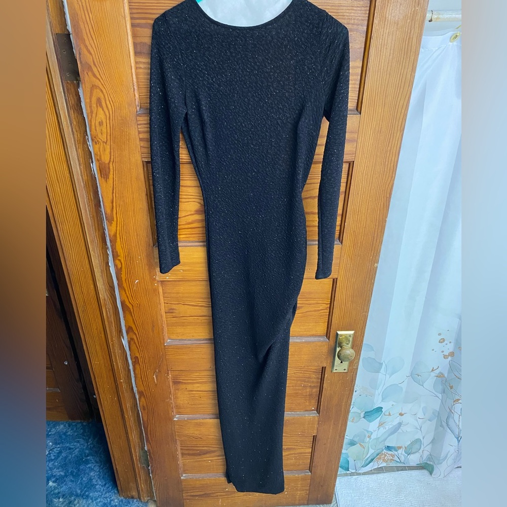 Black Formal Dress, backless